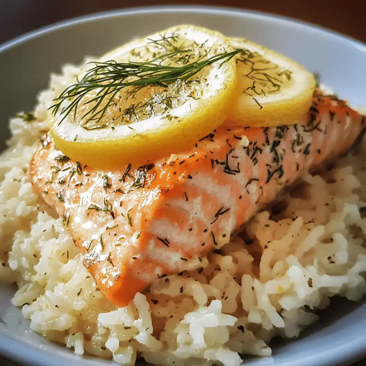 Instant Pot Lemon Dill Salmon & Rice