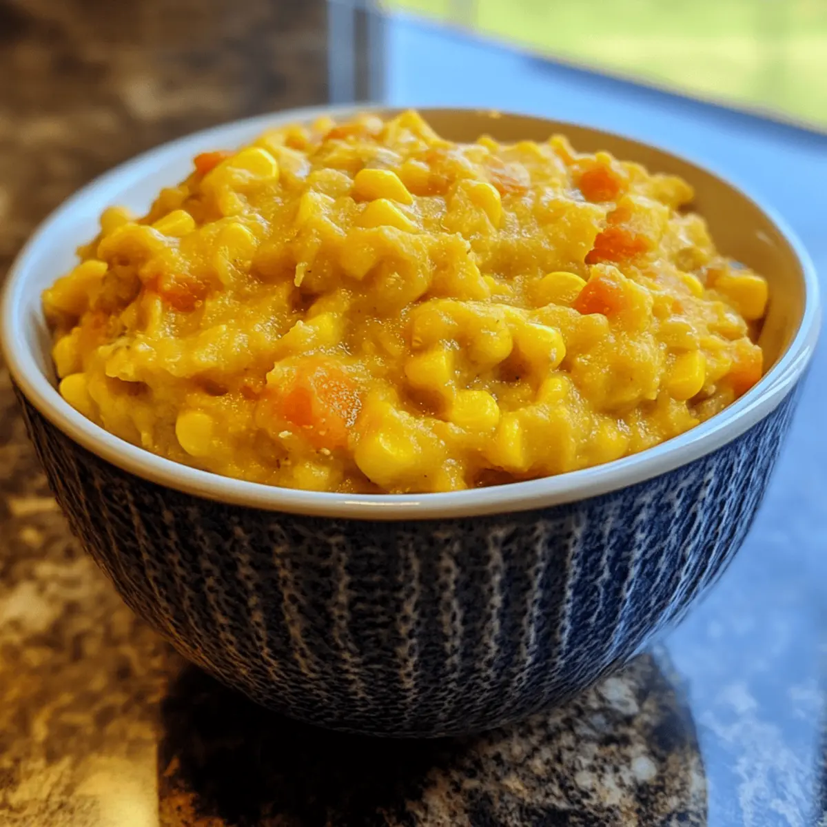 Creamy Corn & Carrot Mash