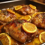 Holiday Orange Honey Chicken Thigh Roast