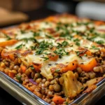 Budget-Friendly Lentil Veggie Bake